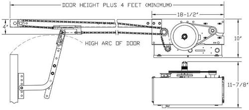 Micanan Trolley Pro LT commercial garage door opener light ... liftmaster opener wiring diagram 