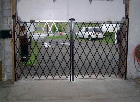 Gates for garage and warehouse doors
