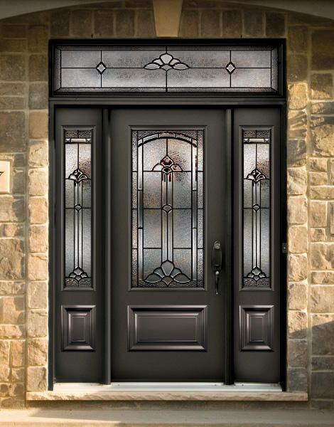 Cathedrale fiberglass door